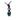 Paua Black Metal Double Twist Cord Necklace