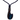 Paua Black Metal Patu Cord Necklace