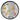 Coaster Resin Silver Foil New Zealand Map