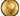 Decorative Round Kiwi & Flora Gold Foil Plate