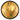 Decorative Round Kiwi & Flora Gold Foil Plate