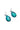 Paua Ocean Drop Stud Earrings