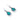 Paua Drop Diamante Stud Earrings