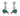 Paua Classic Kiwi Drop Stud Earrings