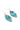 Paua Leaf Hook Earrings