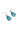 Paua Ocean Teardrop Hook Earrings