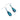Paua Tear Drop Blue Gem Hook Earrings