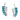 Paua Silver Fern Dangle Hook Earrings