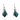Paua Kowhai Dangle Hook Earrings