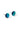 Paua 8mm Round Stud Earrings