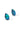 Paua Water Drop Stud Earrings