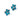 Paua Flower Diamante Stud Earrings