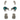 Paua Trio - Fern Kiwi & Tiki Stud Earrings Set
