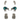 Paua Trio - Fern Kiwi & Tiki Stud Earrings Set