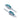 Paua Silver Fern Hair Pins