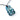 Paua Resin Tiki Pendant Cord Necklace