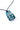 Paua Resin Tiki Pendant Cord Necklace