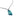 Paua Organic Shape Pendant Cord Necklace