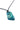 Paua Organic Shape Pendant Cord Necklace