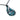 Paua Resin Hook Pendant Cord Necklace