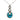 Paua Pikorua Double Twist Pendant Chain Necklace