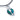 Paua Pikorua Single Twist Pendant Cord Necklace