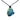 Paua Organic Shape Pendant Cord Necklace