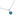 Paua Diamante Twist Drop Chain Necklace