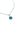 Paua Diamante Twist Drop Chain Necklace