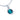 Paua Diamante Twist Drop Chain Necklace