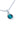 Paua Diamante Twist Drop Chain Necklace