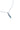 Paua Diamante Twist Ribbon Chain Necklace