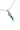 Paua Diamante Twist Ribbon Chain Necklace