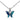 Paua Butterfly Diamante Chain Necklace