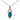 Paua Celtic Marquise Pendant Necklace