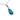 Paua Tear Drop Blue Gem Necklace