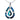 Paua Open Tear Drop Dangle Necklace