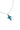 Paua Plain Cross Pendant Necklace