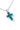 Paua Plain Cross Pendant Necklace