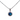 Paua Bezel Round Pendant Necklace