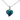 Paua Bezel Heart Chain Necklace