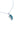 Paua Silver Fern Chain Pendant Necklace