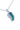 Paua Silver Fern Chain Pendant Necklace
