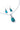 Paua Filigree Drop Necklace Earring Set Card
