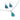 Paua Ocean Teardrop Necklace Earring Set Card