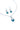 Paua Curved Open Drop Necklace Earring Set