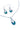 Paua Curved Open Drop Necklace Earring Set
