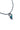 Paua Black Metal Koru Wave Cord Necklace