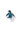 Paua Black Penguin Brooch