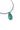 Paua Large Oval Drop Cord Necklace